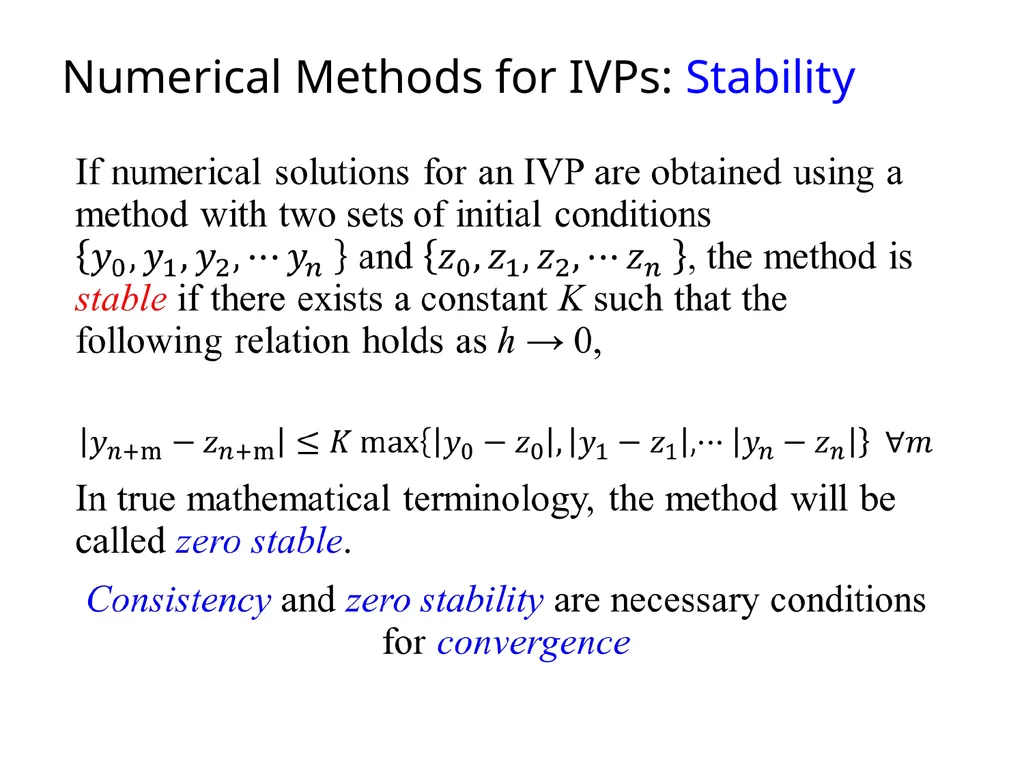 Ordinary Differential Equation The methods for - slide 21 of 36