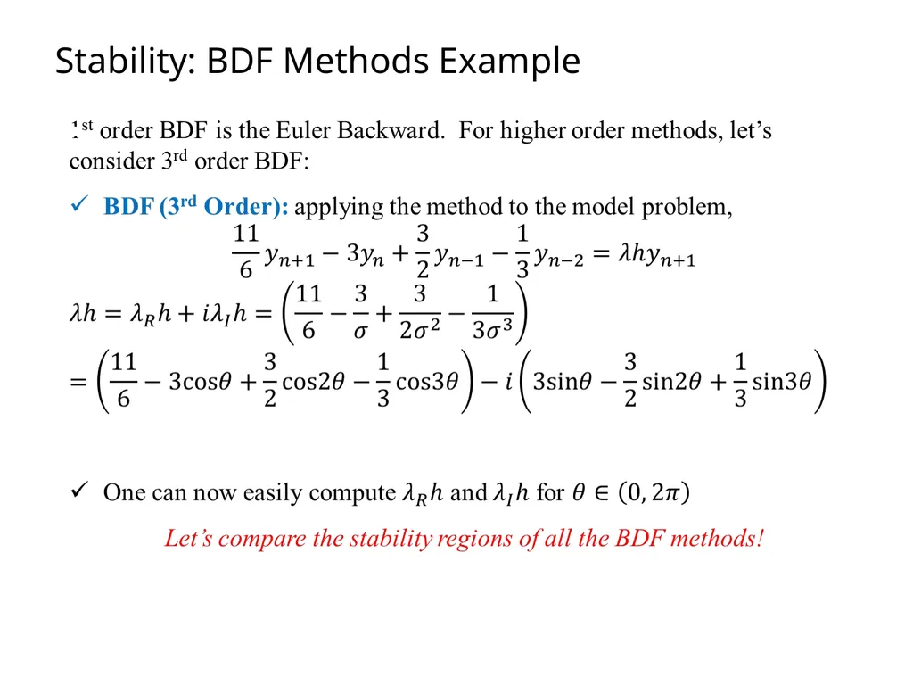 Ordinary Differential Equation The methods for - slide 33 of 36