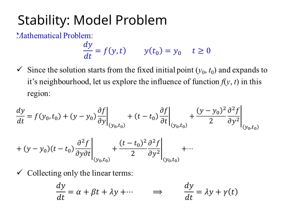 Ordinary Differential Equation The methods for - slide 23 of 36