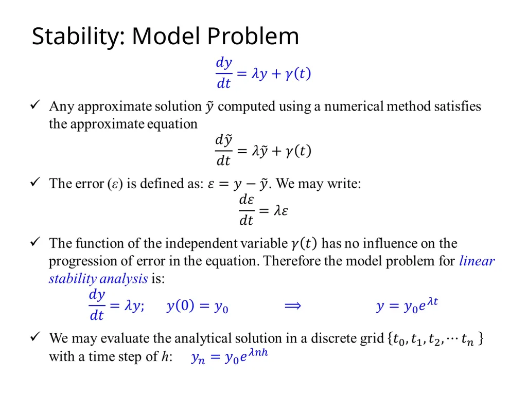 Ordinary Differential Equation The methods for - slide 24 of 36
