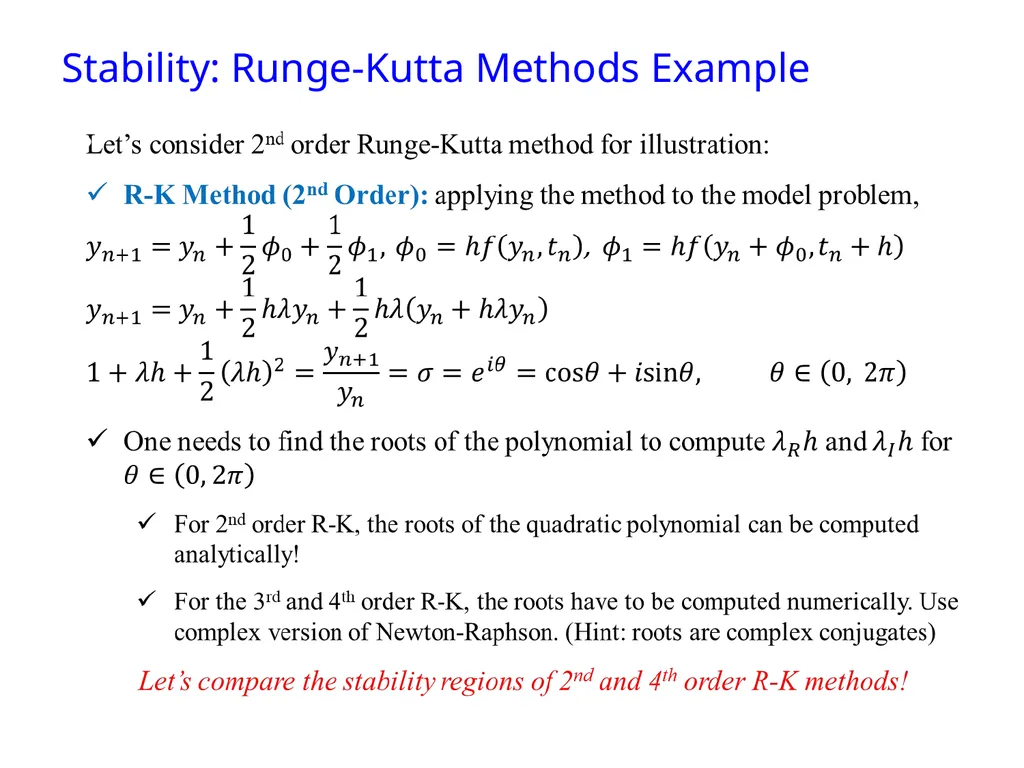 Ordinary Differential Equation The methods for - slide 35 of 36