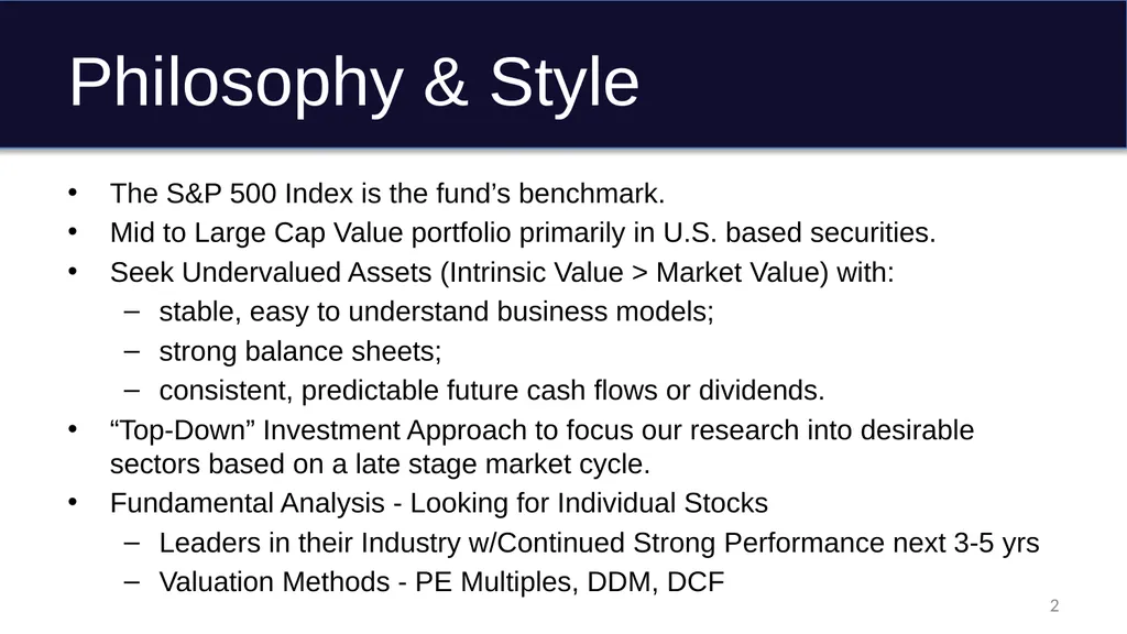 Graduate Student Managed Fund IAB Presentation - slide 2 of 16