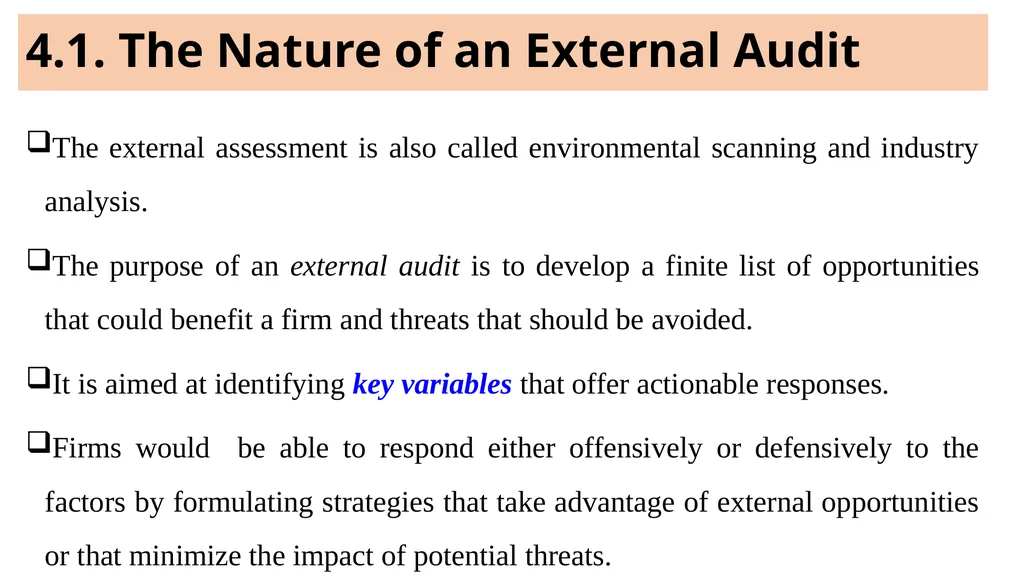 ADVANCED STRATEGIC MANAGEMENT Chapter Three The - slide 18 of 45
