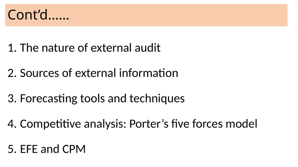ADVANCED STRATEGIC MANAGEMENT Chapter Three The - slide 17 of 45