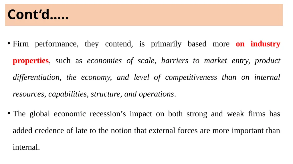 ADVANCED STRATEGIC MANAGEMENT Chapter Three The - slide 27 of 45