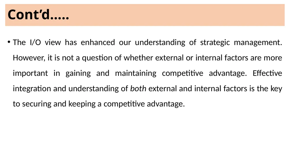 ADVANCED STRATEGIC MANAGEMENT Chapter Three The - slide 28 of 45