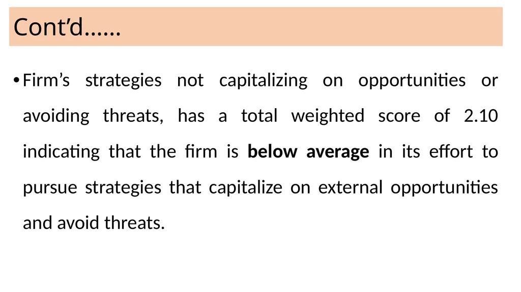 ADVANCED STRATEGIC MANAGEMENT Chapter Three The - slide 40 of 45