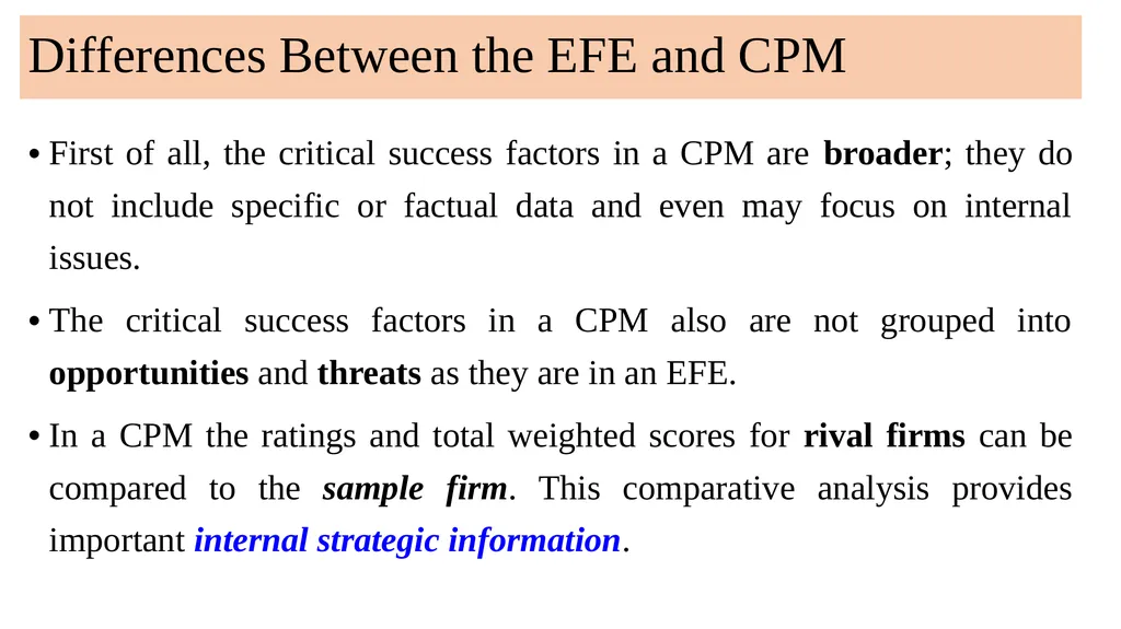 ADVANCED STRATEGIC MANAGEMENT Chapter Three The - slide 44 of 45
