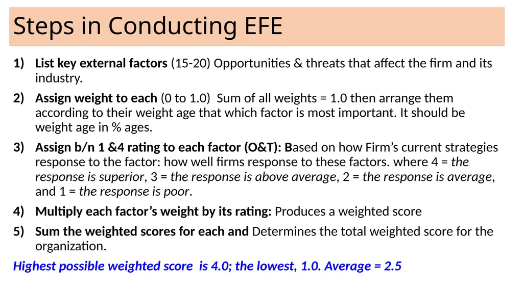 ADVANCED STRATEGIC MANAGEMENT Chapter Three The - slide 37 of 45