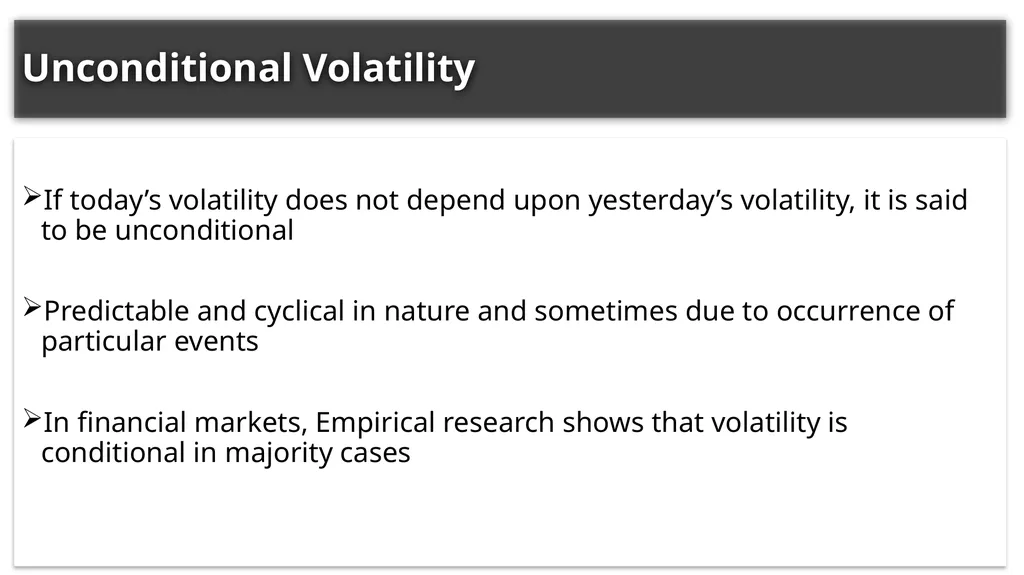 Chapter Two: Volatility Measurement Presented By: - slide 8 of 19