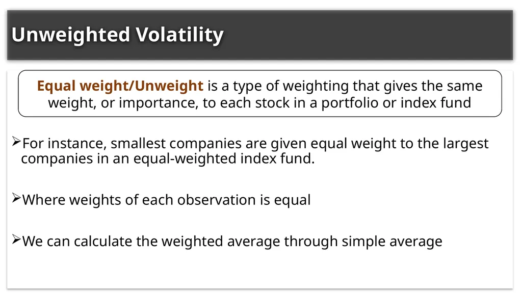 Chapter Two: Volatility Measurement Presented By: - slide 10 of 19