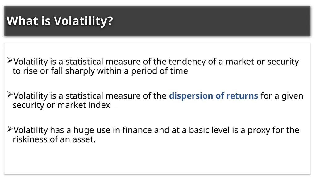 Chapter Two: Volatility Measurement Presented By: - slide 3 of 19