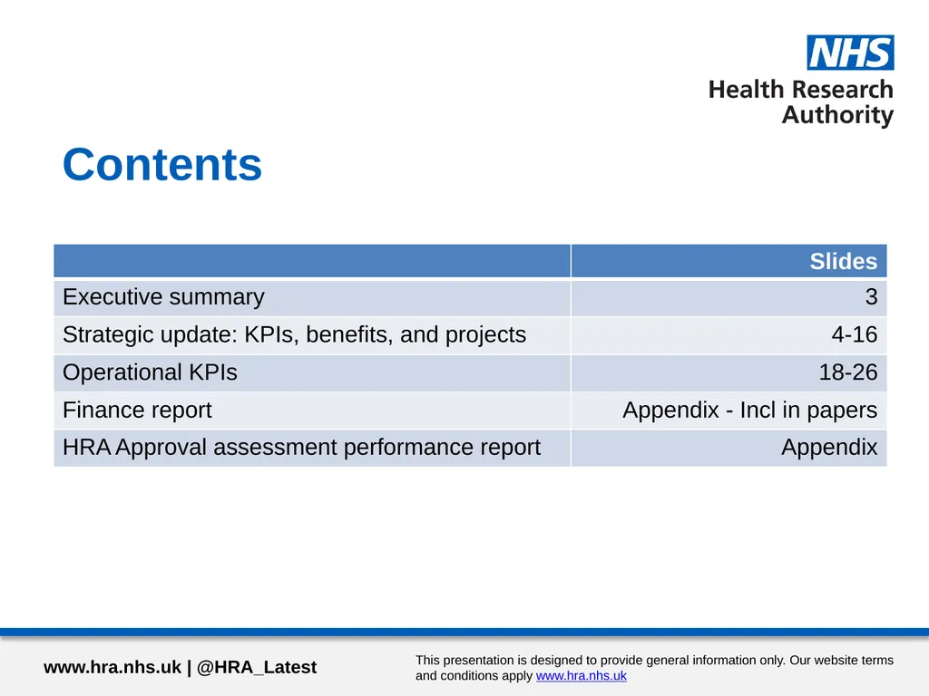 Performance report Qtr3 2018/19 Jan 2019 Contents - slide 2 of 17