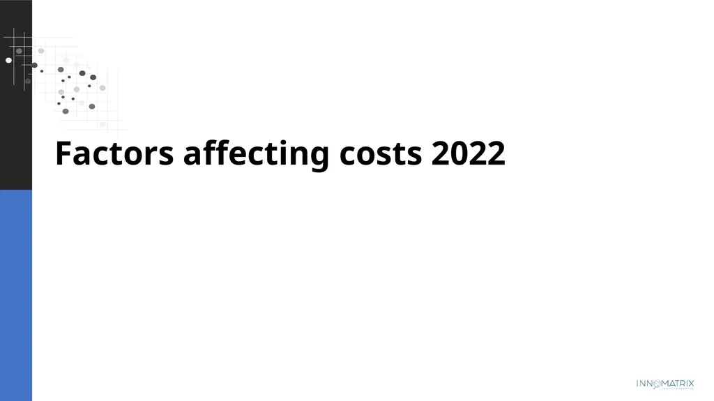 Projected changes in costs and volumes and - slide 11 of 22
