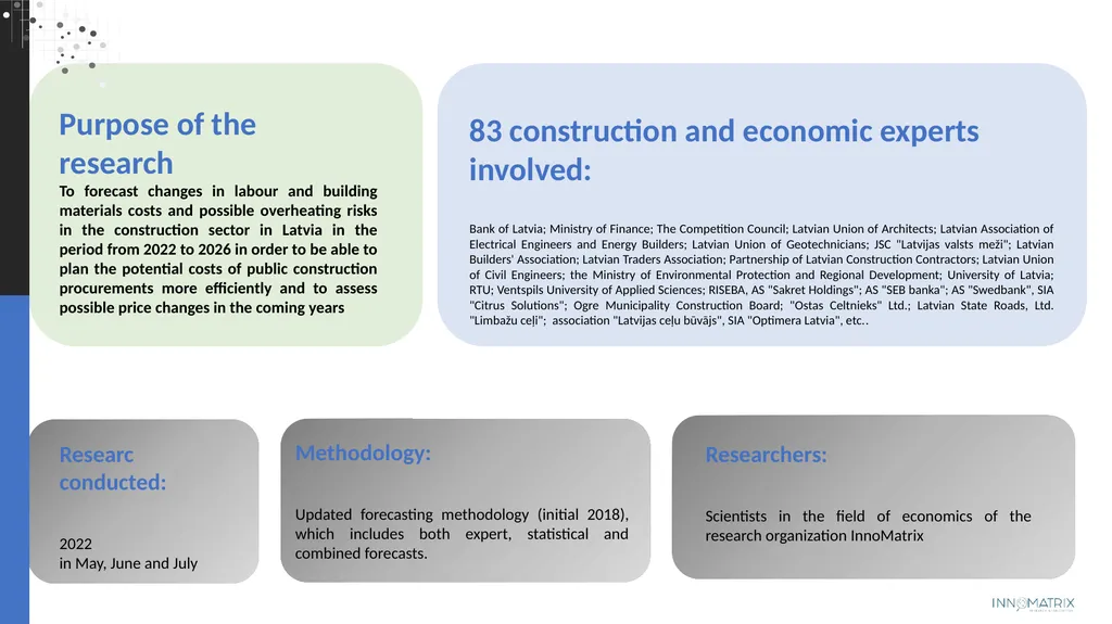 Projected changes in costs and volumes and - slide 2 of 22
