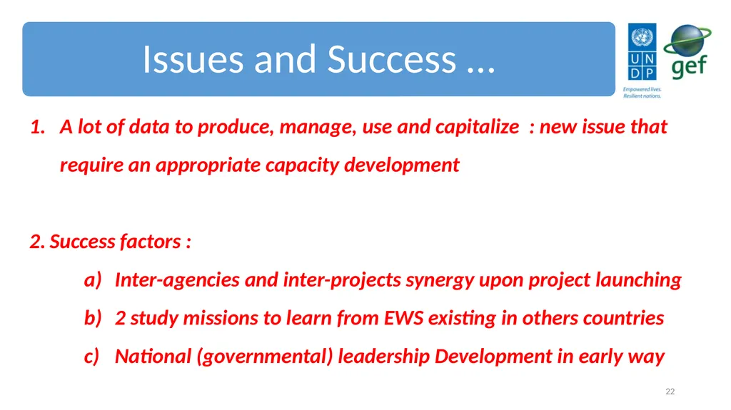 UNDP CIRDA Country Program Managers Workshop 25-27 - slide 22 of 26