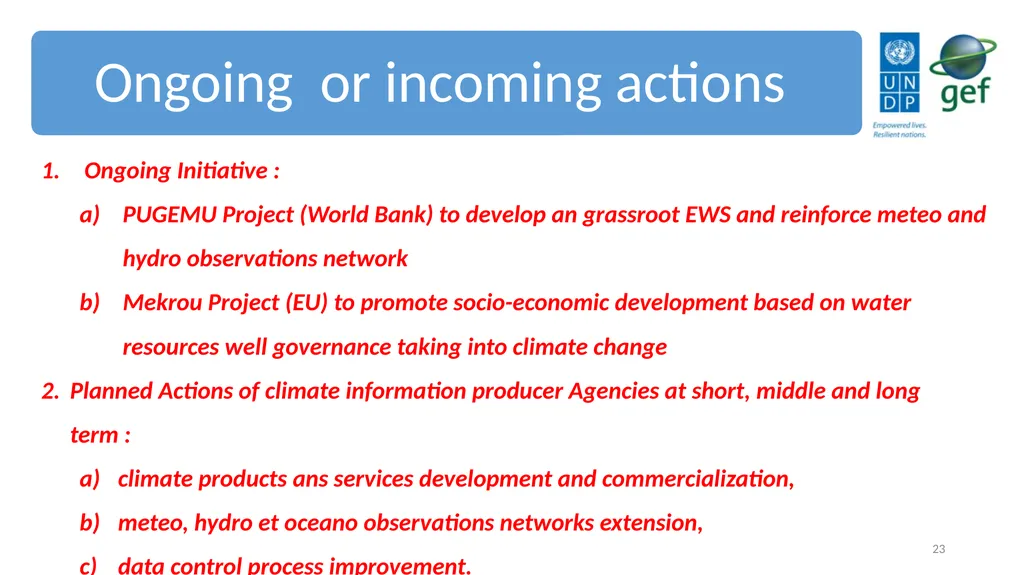 UNDP CIRDA Country Program Managers Workshop 25-27 - slide 23 of 26