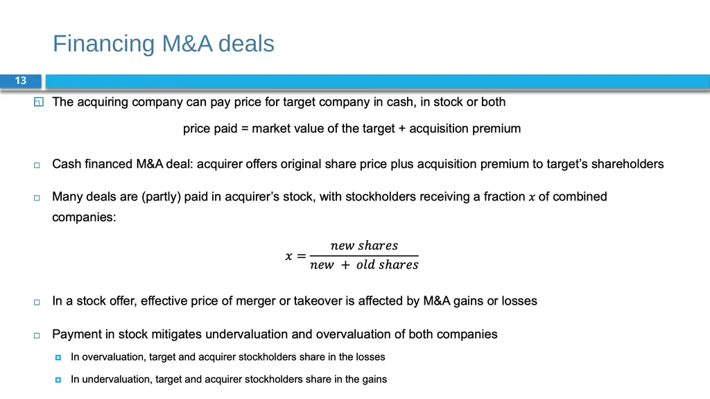 Corporate Finance for Long-Term Value Chapter 18: - slide 13 of 28