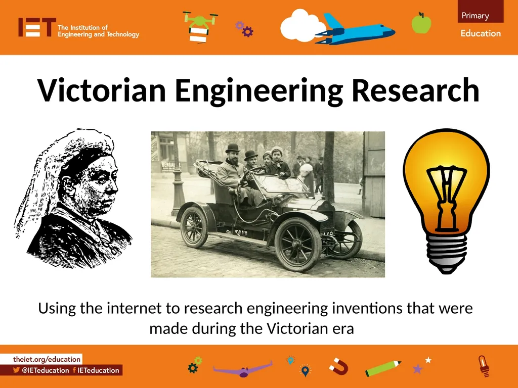 Victorian Engineering Research Using the internet - slide 1 of 6