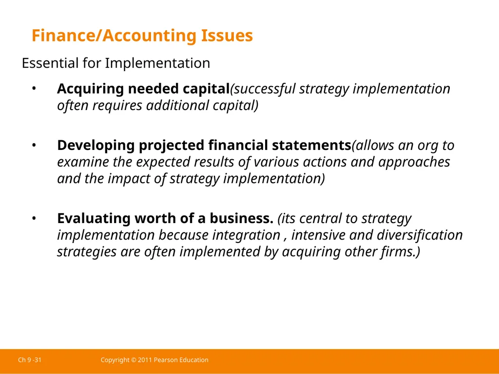 Ch 9 -1 Copyright © 2011 Pearson Education - slide 13 of 26