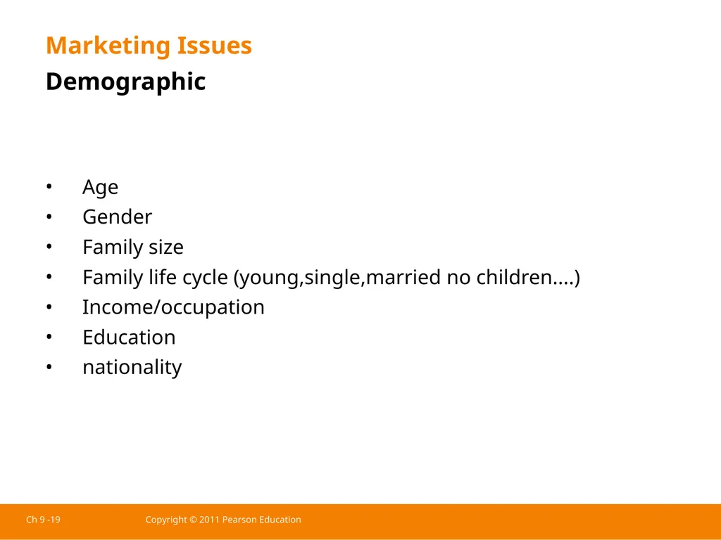 Ch 9 -1 Copyright © 2011 Pearson Education - slide 10 of 26