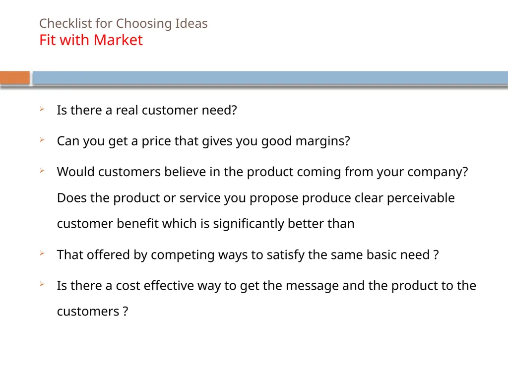 Entrepreneurship Development Search for Business - slide 18 of 20