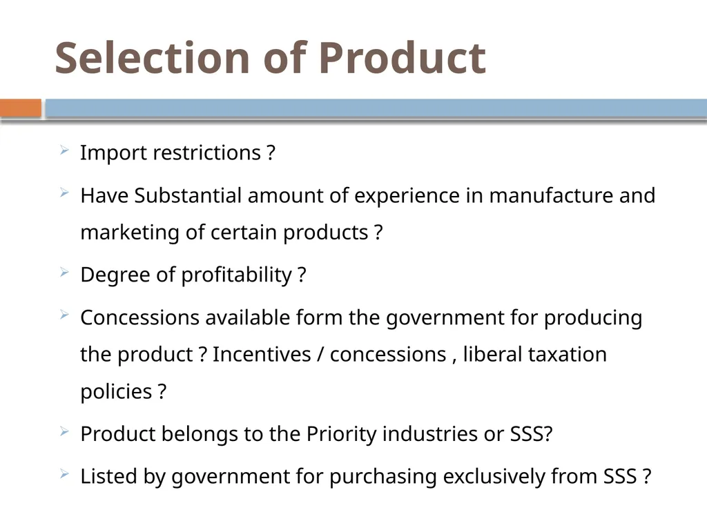 Entrepreneurship Development Search for Business - slide 7 of 20
