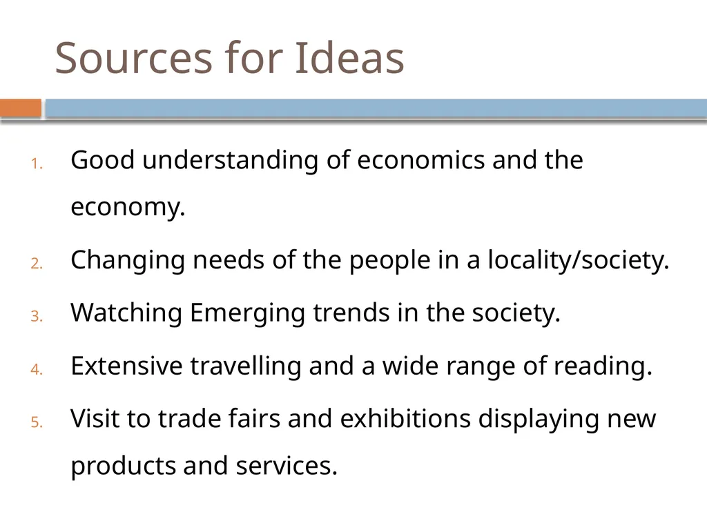 Entrepreneurship Development Search for Business - slide 2 of 20