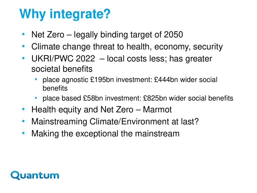 Inclusive Growth, Net Zero and Public Health - slide 5 of 22