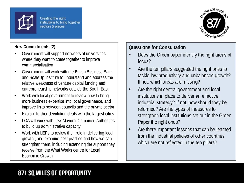 ‘Building Our Industrial Strategy’ LEP Board - slide 21 of 22