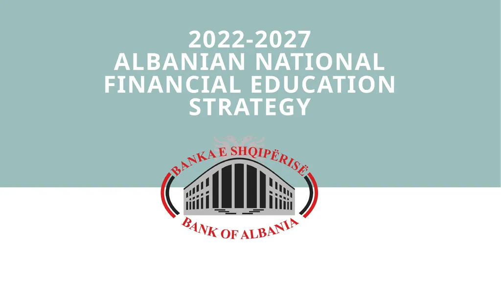 2022-2027 Albanian National Financial education