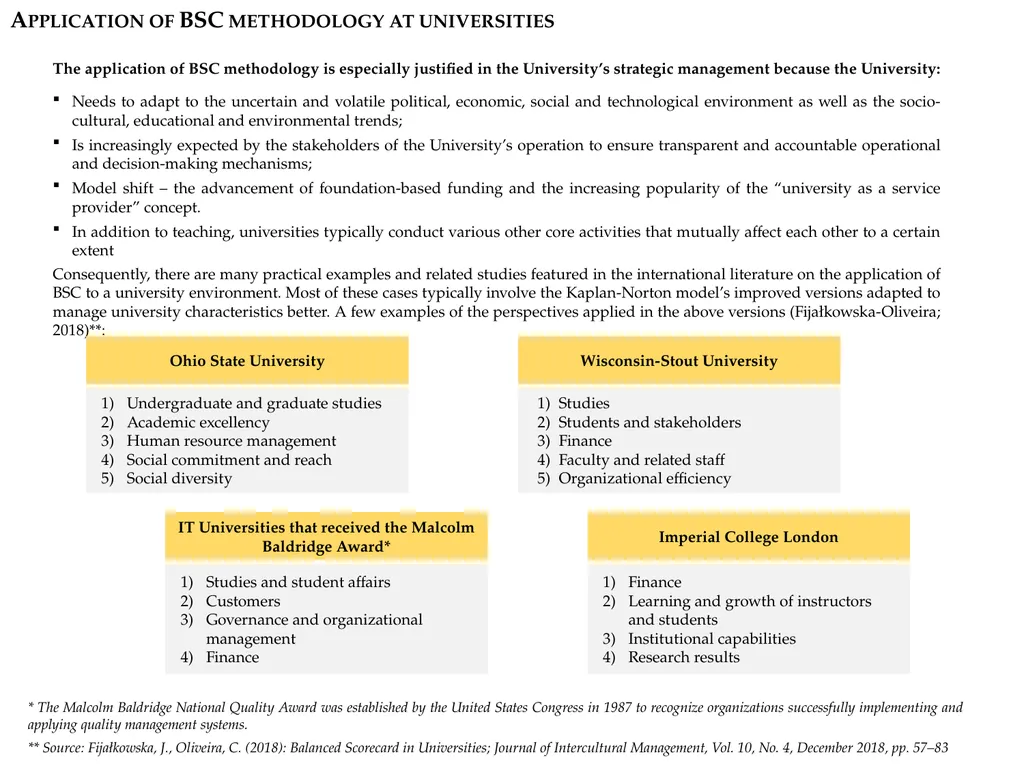 Development of Balance Scorecard-based indicator - slide 3 of 10
