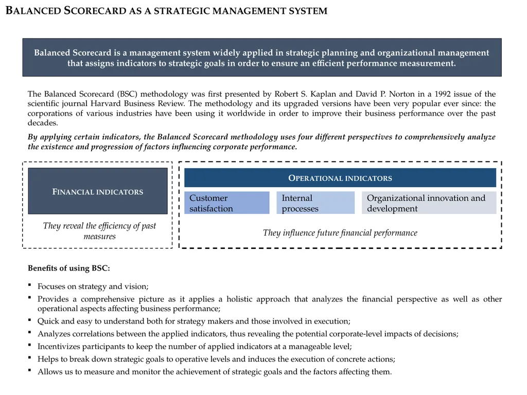 Development of Balance Scorecard-based indicator - slide 2 of 10