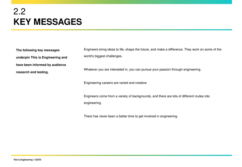 THIS IS ENGINEERING INTRO CAETS Comms Working - slide 12 of 21