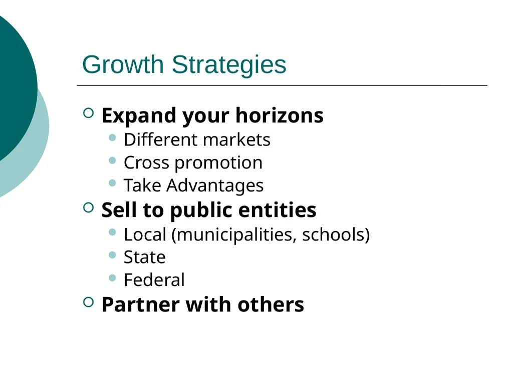 Strategies for Growing Your Business Maximizing - slide 14 of 23