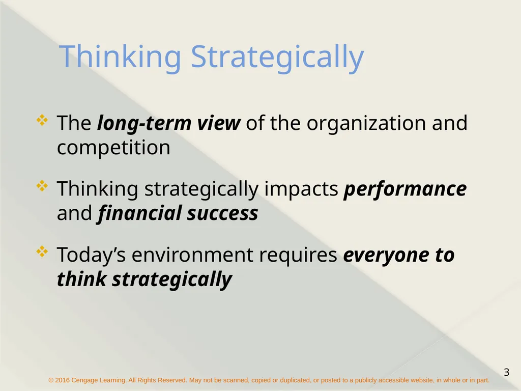 Chapter 8 Strategy Formulation and Execution - slide 3 of 24