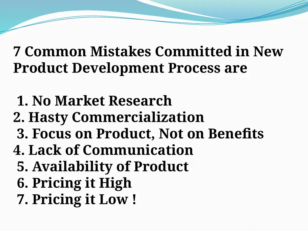 NEW PRODUCT DEVELOPMENT The development of - slide 25 of 25