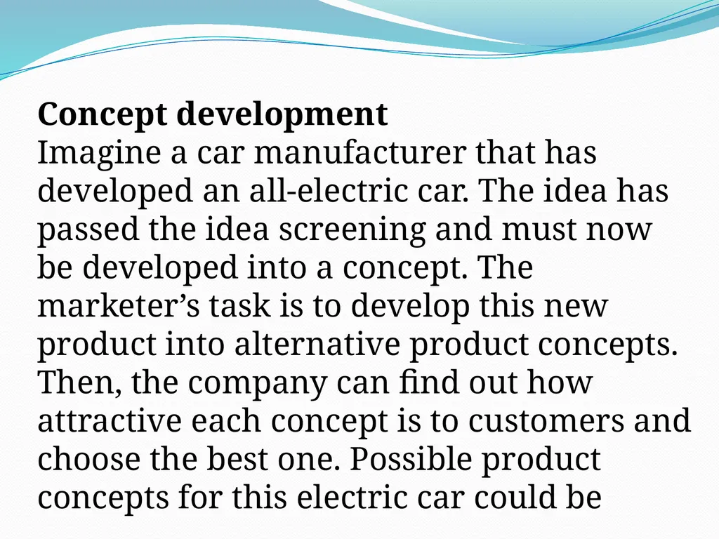 NEW PRODUCT DEVELOPMENT The development of - slide 9 of 25