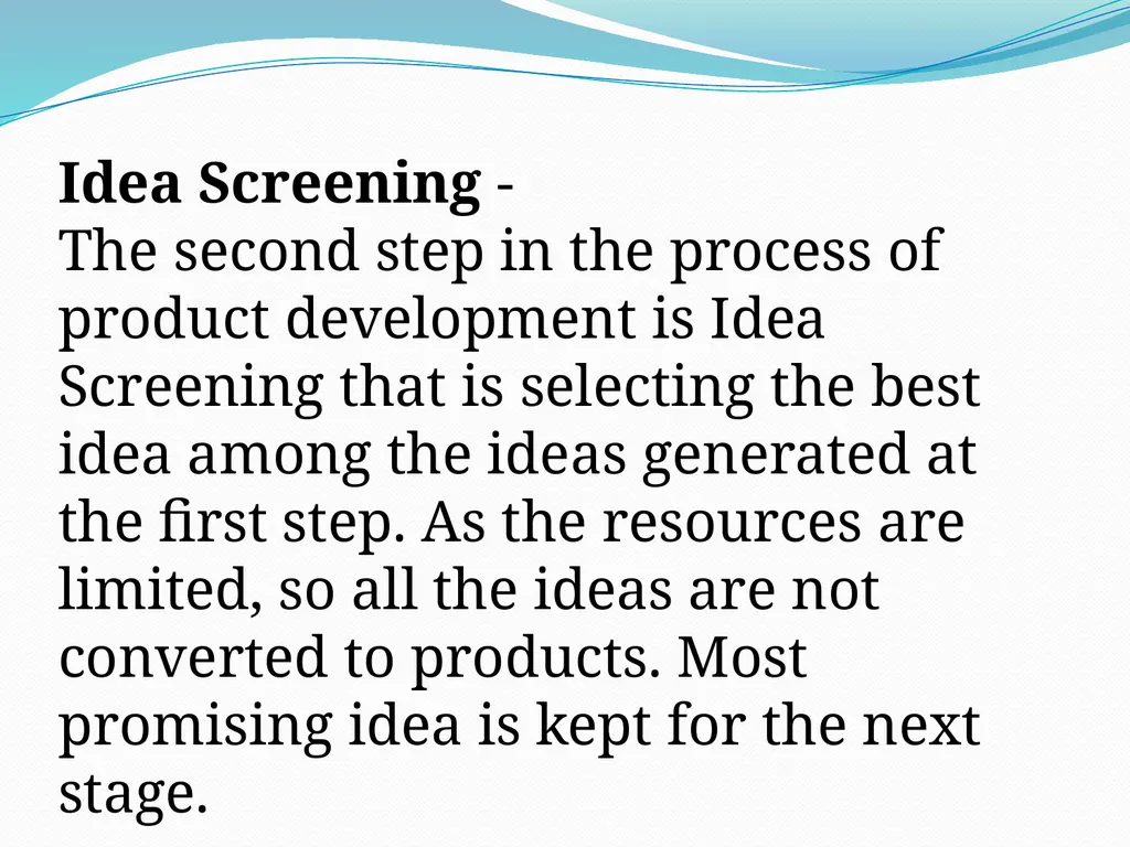 NEW PRODUCT DEVELOPMENT The development of - slide 7 of 25