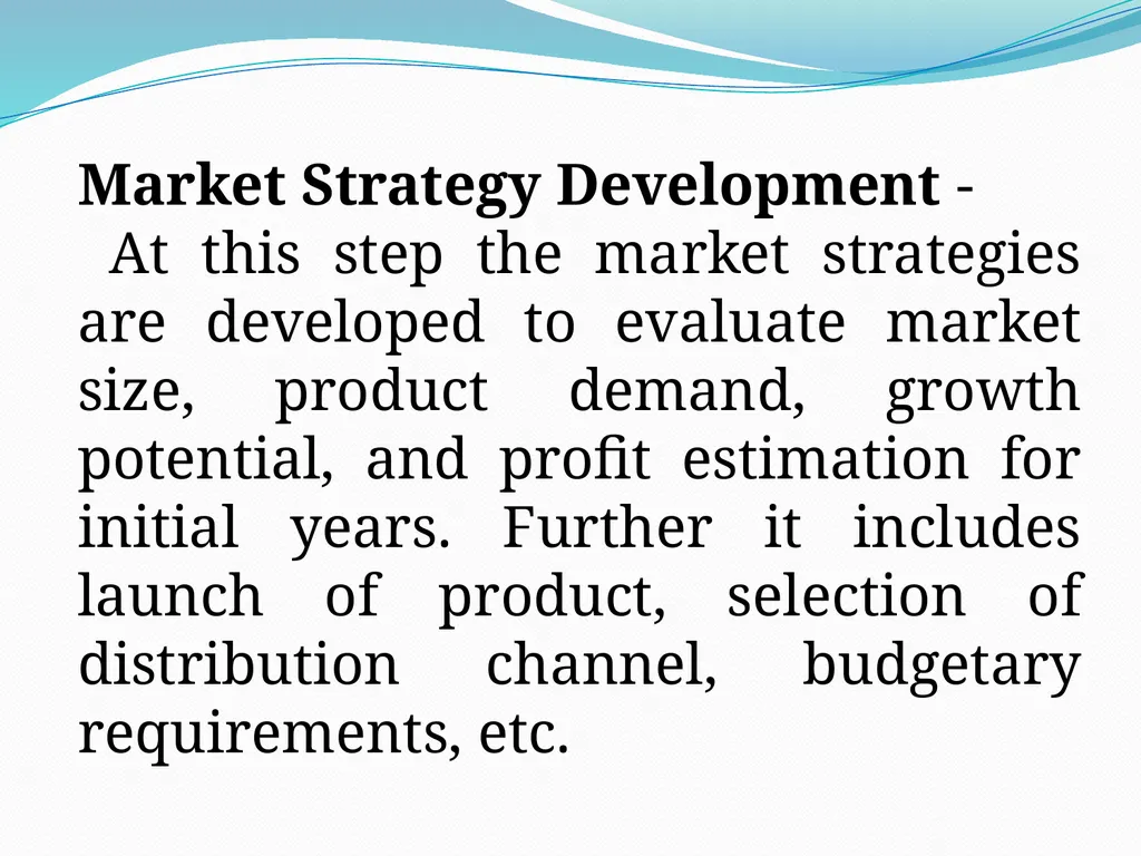 NEW PRODUCT DEVELOPMENT The development of - slide 10 of 25