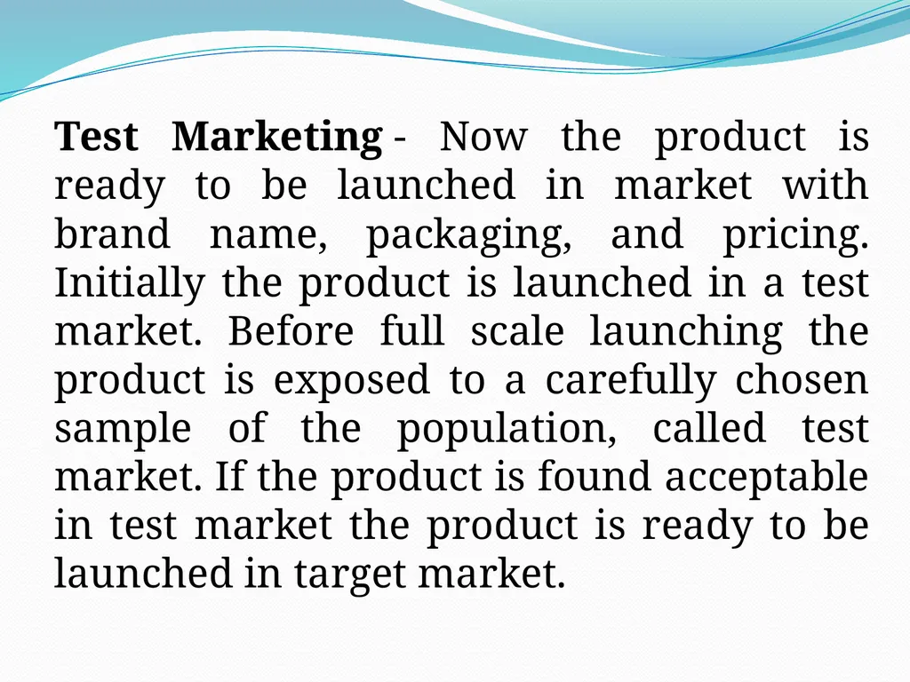 NEW PRODUCT DEVELOPMENT The development of - slide 14 of 25