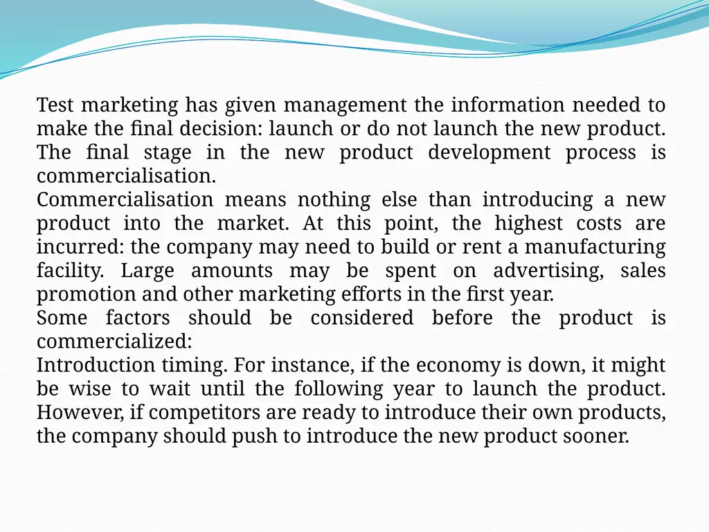 NEW PRODUCT DEVELOPMENT The development of - slide 16 of 25