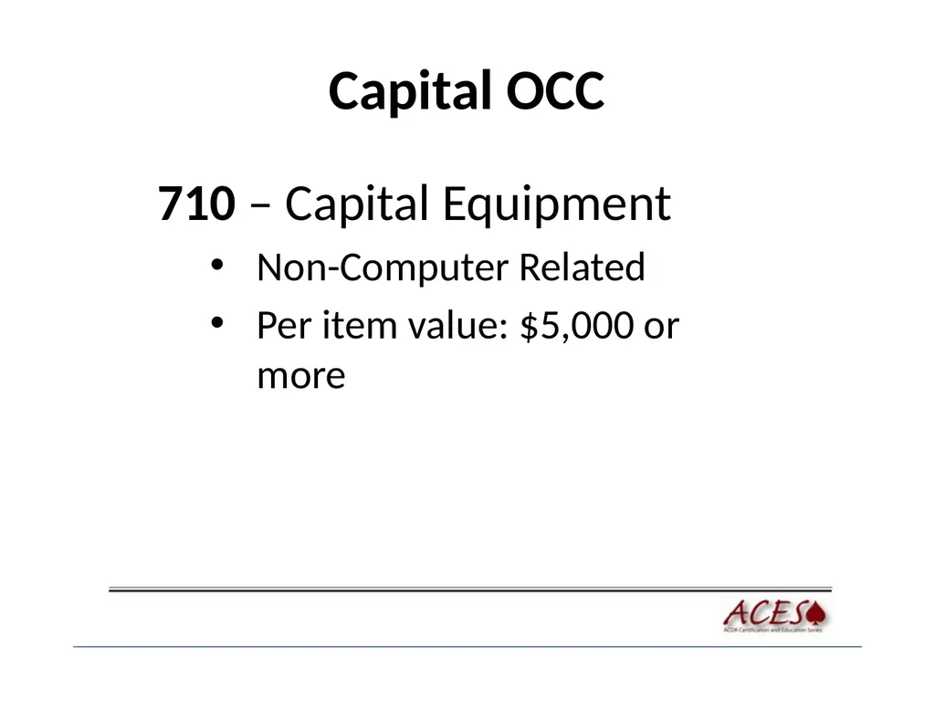 Equipment Policies Equipment Policy Scott Cingle – - slide 15 of 38