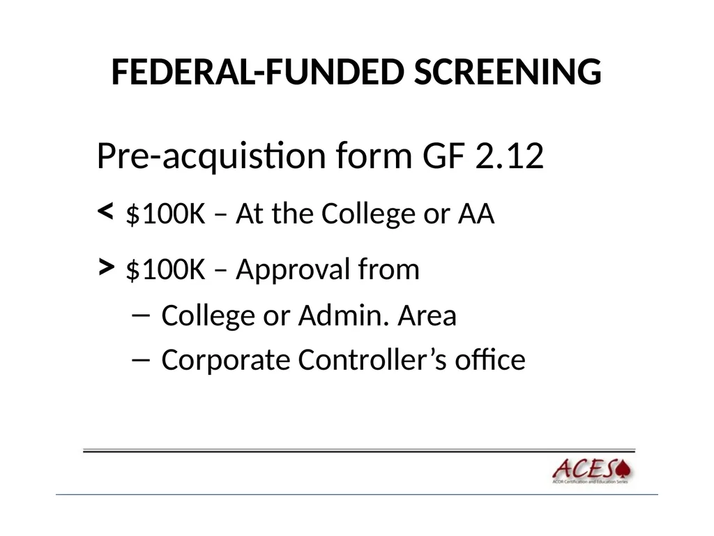 Equipment Policies Equipment Policy Scott Cingle – - slide 18 of 38