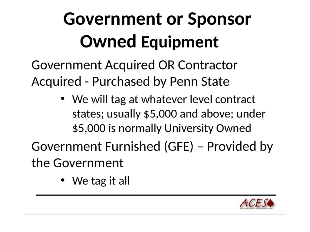 Equipment Policies Equipment Policy Scott Cingle – - slide 24 of 38