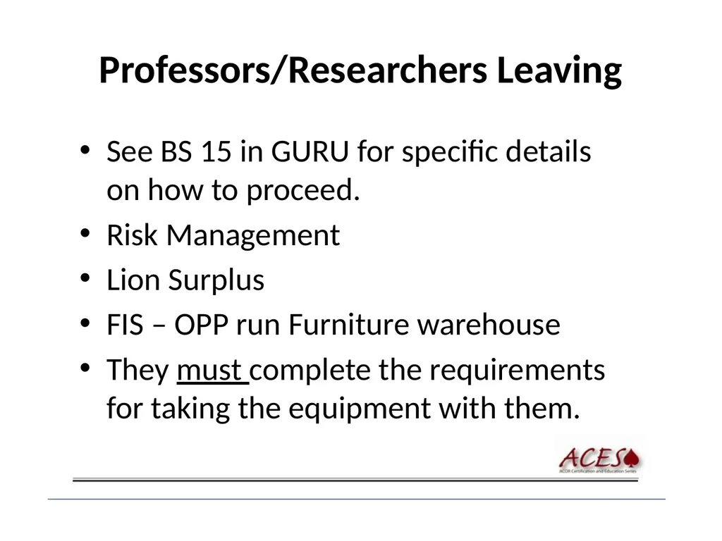 Equipment Policies Equipment Policy Scott Cingle – - slide 30 of 38