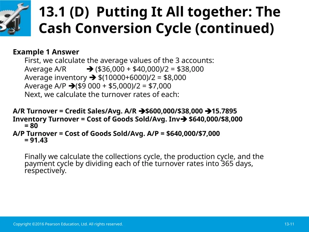 Chapter 13 Working Capital Management Learning - slide 11 of 56