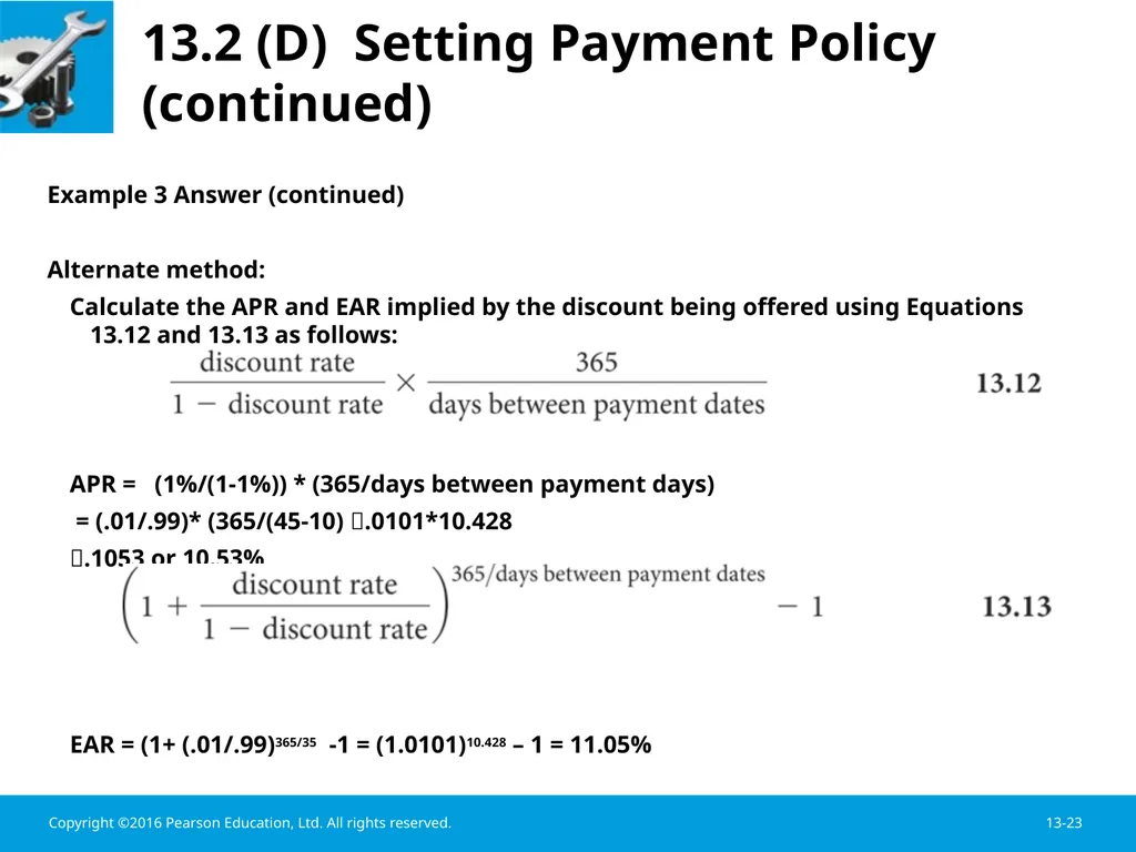 Chapter 13 Working Capital Management Learning - slide 23 of 56