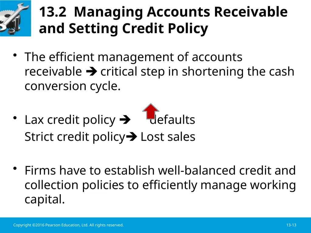 Chapter 13 Working Capital Management Learning - slide 13 of 56