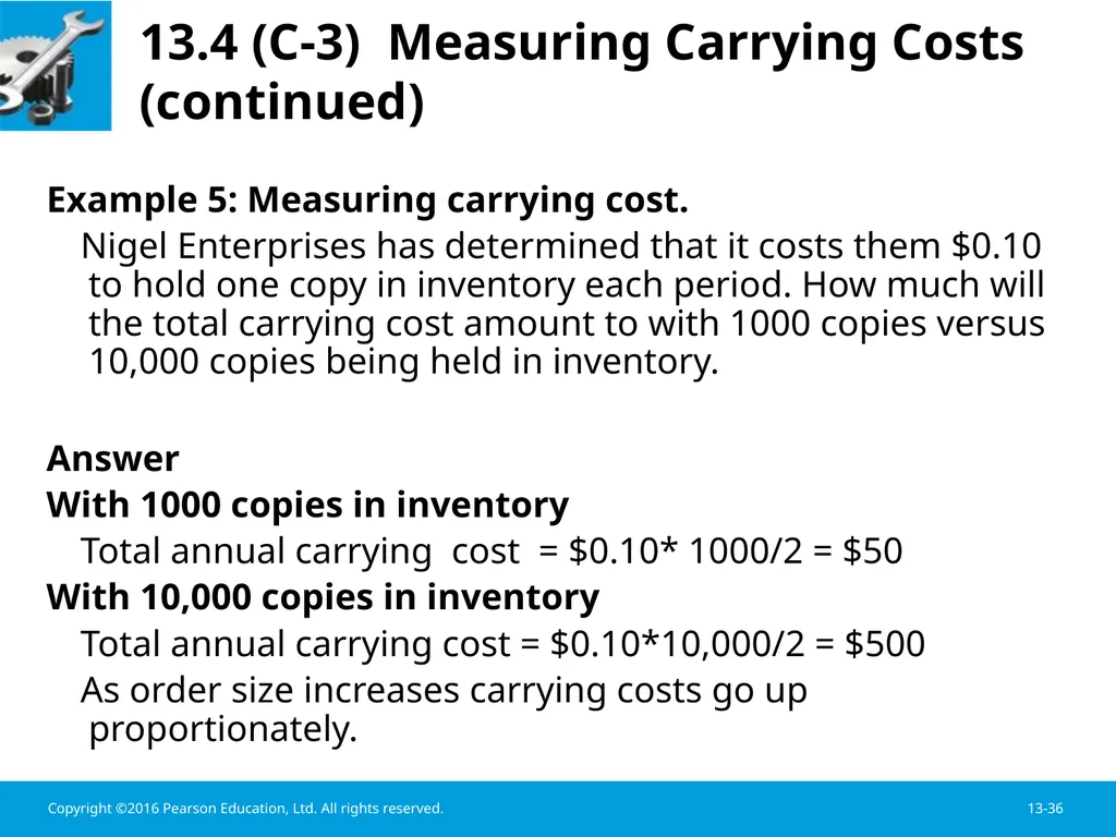 Chapter 13 Working Capital Management Learning - slide 36 of 56
